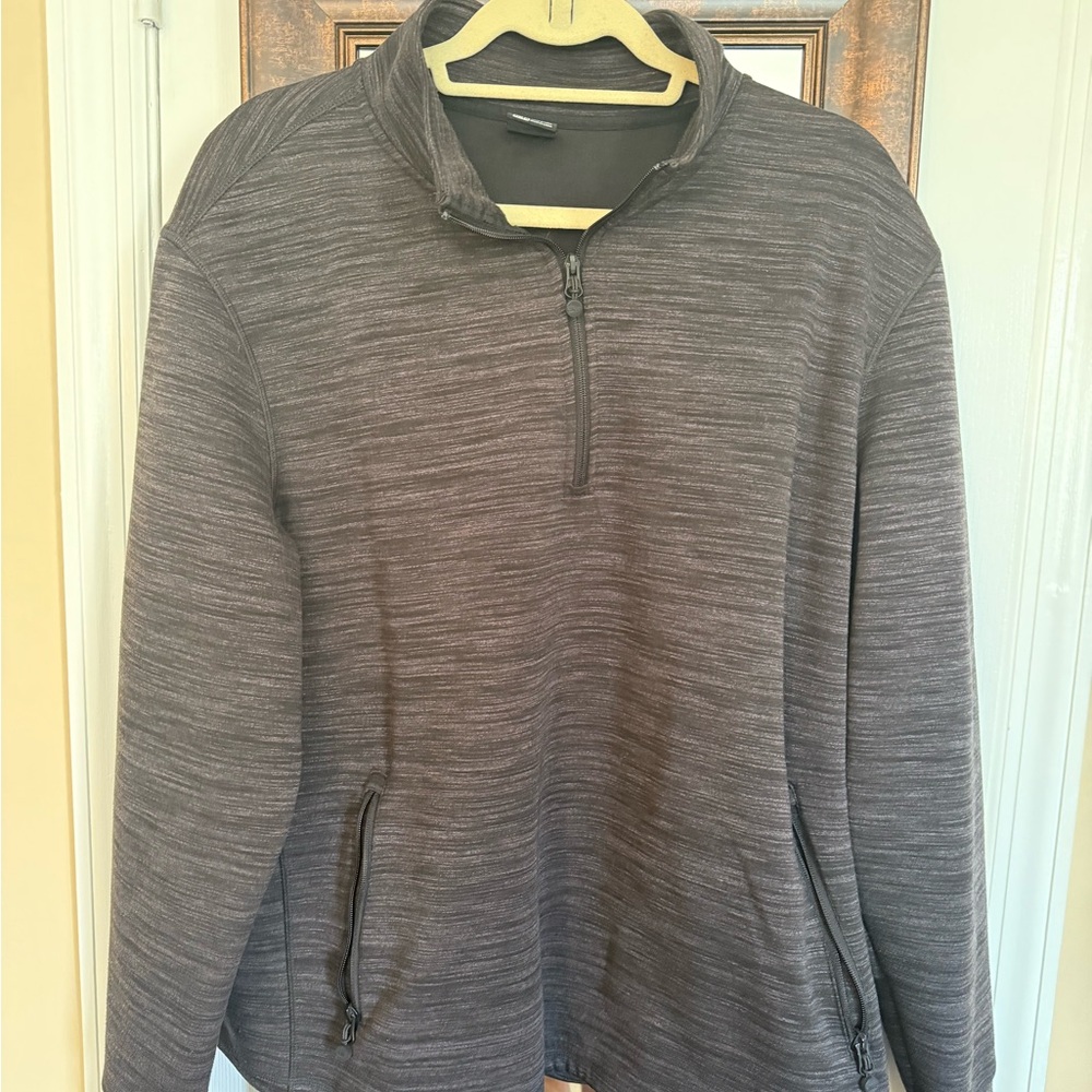 32 Degrees Gray Zip Up Sweater